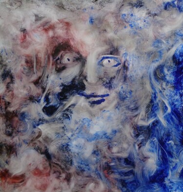 Peinture intitulée "méduse" par Francisco Mendes, Œuvre d'art originale, Huile