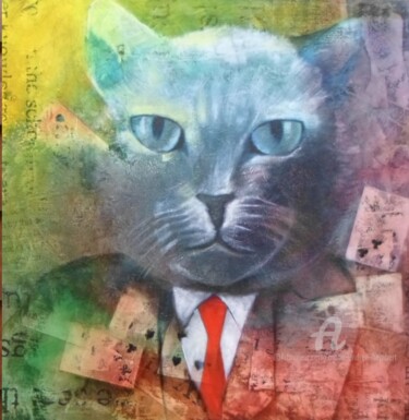 Peinture intitulée "En souvenir de Zoé" par Marie Andrée Hembert, Œuvre d'art originale