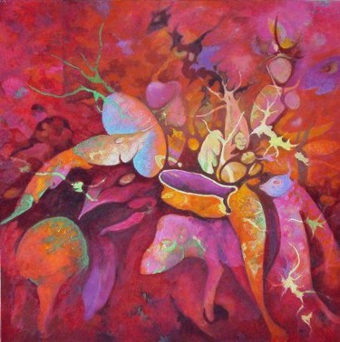 Peinture intitulée "bosch nav" par Christophe Challier, Œuvre d'art originale, Huile