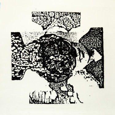 Drawing titled "Rubbish Heap Cross…" by Scott Short, Original Artwork, Ink