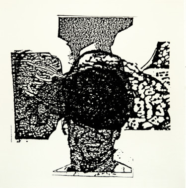 Drawing titled "Rubbish Heap Cross…" by Scott Short, Original Artwork, Ink