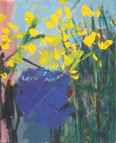 Peinture intitulée "ginestra" par Bernard Filippi, Œuvre d'art originale, Acrylique Monté sur Châssis en bois