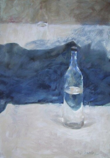 Painting titled "bouteille" by Mathieu Weemaels, Original Artwork