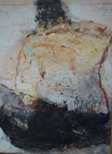 Peinture intitulée "Dos 2" par Catherine Monmarson, Œuvre d'art originale, Acrylique Monté sur Châssis en bois