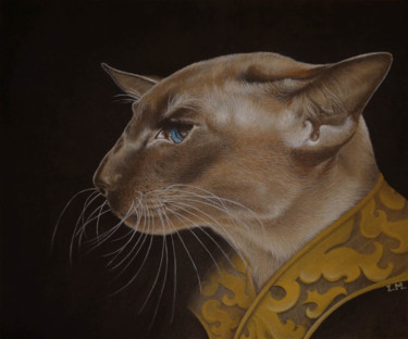 绘画 标题为“Sultan” 由Isabelle Molinard, 原创艺术品, 丙烯