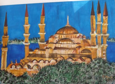 Peinture intitulée "Impressionen aus Is…" par Renate Kock, Œuvre d'art originale, Acrylique