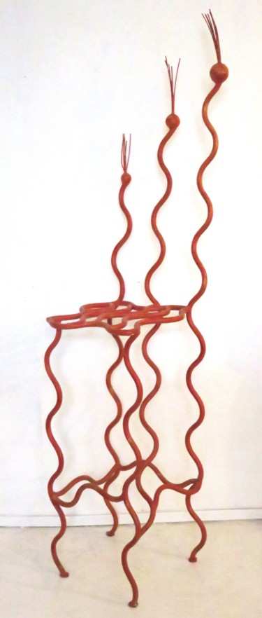 Artisanat intitulée "tabouret1.jpg" par Patrick Dupont, Œuvre d'art originale