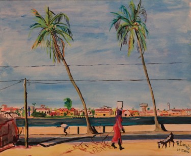 Peinture intitulée "N°121 Saint Louis.…" par R. Cavalié, Œuvre d'art originale, Acrylique