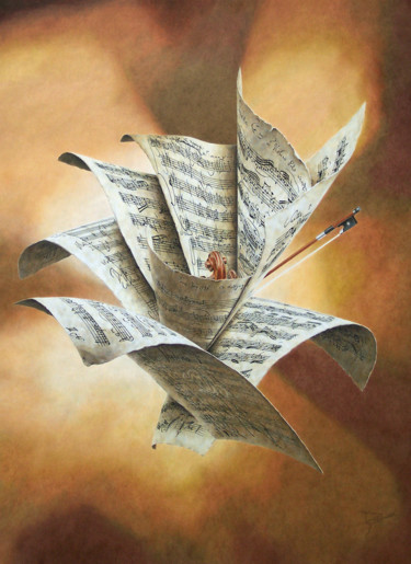 图画 标题为“Compositions” 由Patrick Rogelet, 原创艺术品, 铅笔
