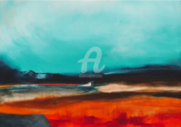Peinture intitulée "Paysage" par Noëlle Dauby, Œuvre d'art originale, Acrylique