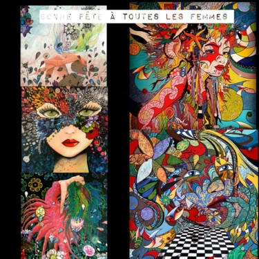Fotografía titulada "journée de la femme" por Philippe Sidot Et Charlotte Carsin, Obra de arte original