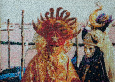 Pittura intitolato "Sole e luna" da Stefano Di Marco, Opera d'arte originale