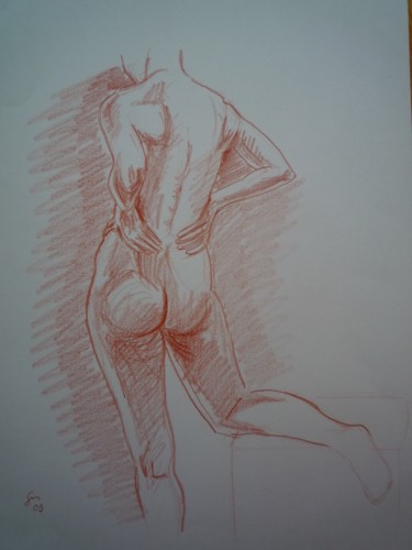 Croquis 4 Disegno intitolato "Croquis 4" da Stefano Di Marco, Opera d'arte originale, Carbone