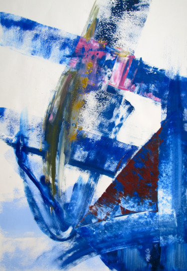 Painting titled "One today is worth…" by Dmitri Matkovsky, Original Artwork, Acrylic