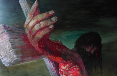 Schilderij getiteld "Aujourd'hui, tu ser…" door Goran Vojinovic (VoG), Origineel Kunstwerk, Olie
