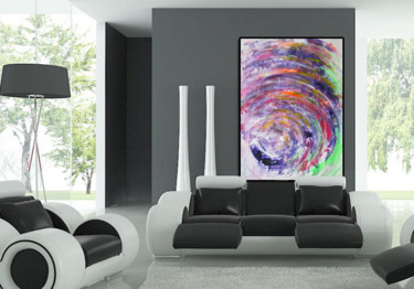It is an ill wind that blows nobody good - Original Wall Modern Abstract Art Painting Original mixed 绘画 标题为“It is an ill wind t…” 由Dmitri Matkovsky, 原创艺术品, 丙烯