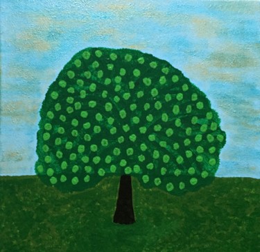 Wild apple Peinture intitulée "Wild apple" par Giart, Œuvre d'art originale, Acrylique