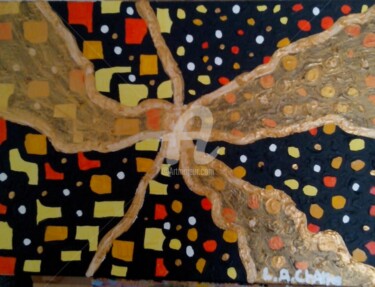 Painting titled "La clé des rêves" by Laurent A. Chatre, Original Artwork, Acrylic