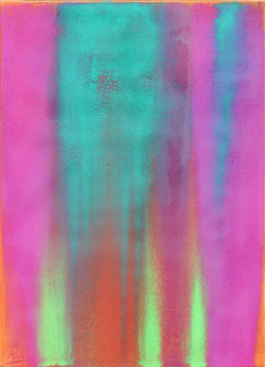 Schilderij getiteld "Raisons differentes" door Ayel, Origineel Kunstwerk, Acryl Gemonteerd op Frame voor houten brancard