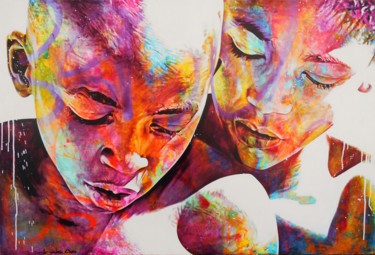Painting titled "N°6" by Dada Wa, Original Artwork, Acrylic