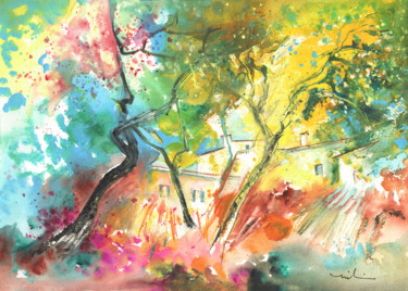 绘画 标题为“Early Afternoon 26” 由Miki De Goodaboom, 原创艺术品, 水粉