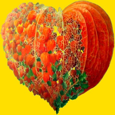 Première version Physalis 2008, une grande toile.