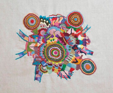 mandala "oeuvres textiles"