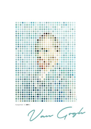 "Van Gogh - Autoport…" başlıklı Dijital Sanat Mireille Dos tarafından, Orijinal sanat, Dijital Resim