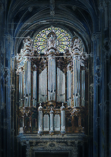 ORGUE, EGLISE SAINT-EUSTACHE, PARIS, FRANCE