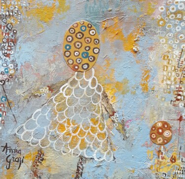 Painting titled "Premier jour de mai…" by Anna Grazi, Original Artwork, Acrylic