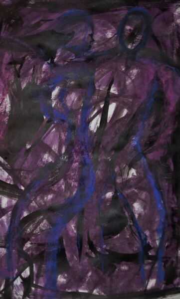 Peinture intitulée "danse" par Francisco Mendes, Œuvre d'art originale, Encre
