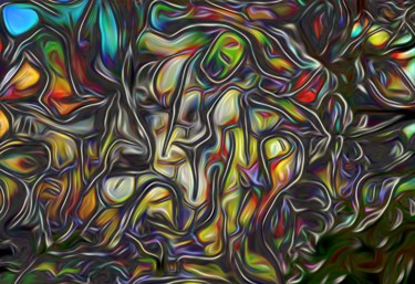 Arte digital titulada "lobo atrapado.jpg" por Decolorado, Obra de arte original, Pintura Digital