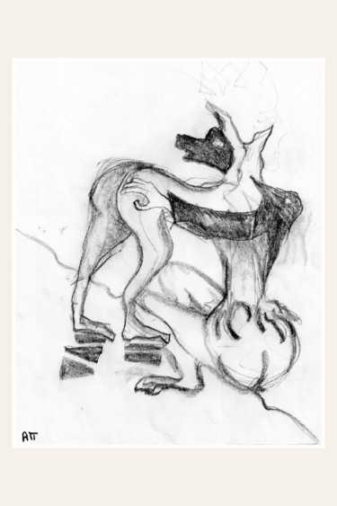 Bonheur parfait Dessin intitulée "Bonheur parfait" par Alexandre Podgorny, Œuvre d'art originale, Crayon