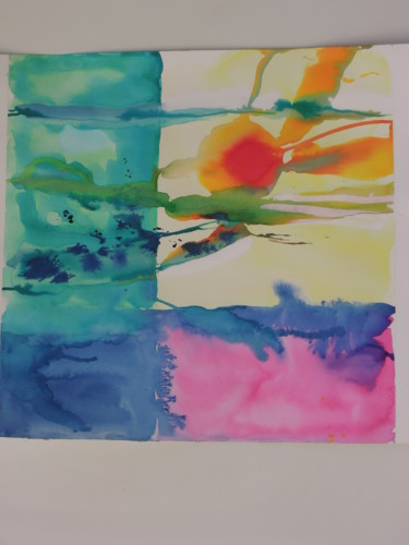 Peinture intitulée "Encres-Sans titre" par Rev, Œuvre d'art originale, Encre
