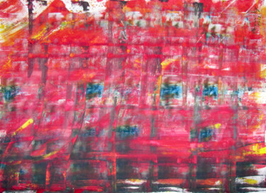 Painting titled "Moscow Сonflagratio…" by Dmitri Matkovsky, Original Artwork, Acrylic