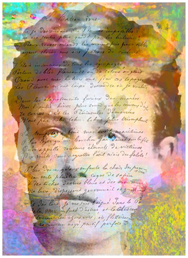 Arts numériques intitulée "RIMBAUD" par Jean Mirre, Œuvre d'art originale