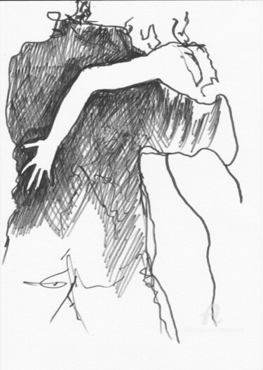 Dessin intitulée "Tang 03D" par André Le Corre, Œuvre d'art originale
