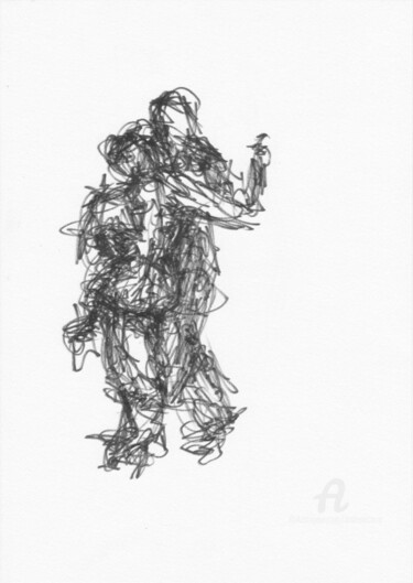 Dessin intitulée "Tang-05" par André Le Corre, Œuvre d'art originale