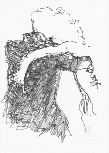 Dessin intitulée "Tango 06" par André Le Corre, Œuvre d'art originale