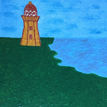 Peinture intitulée "Lighthouse by the S…" par Giart, Œuvre d'art originale, Acrylique