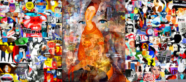 Arts numériques intitulée "TRIPTYQUE MODIGLIANI" par Jean Mirre, Œuvre d'art originale