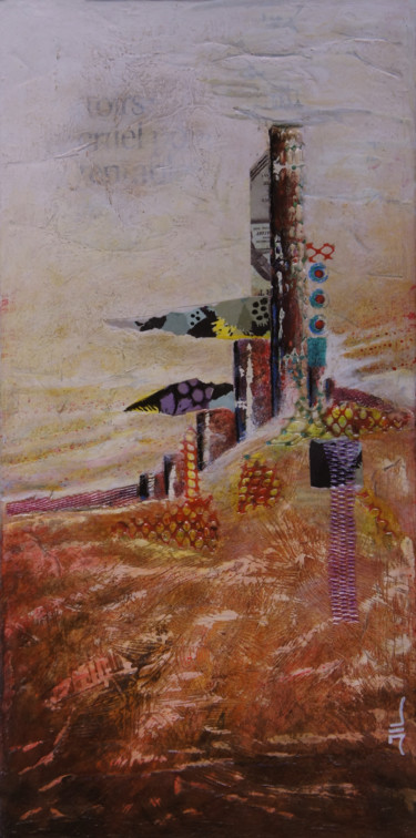 Peinture intitulée "Émergence" par Jean-Luc Lacroix (JL LACROIX), Œuvre d'art originale, Acrylique