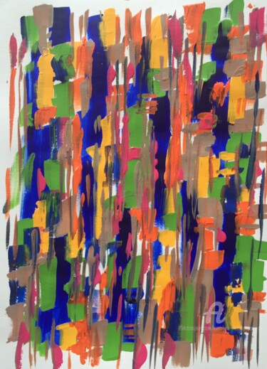 Peinture intitulée "Antibes" par Caroline Montigneaux, Œuvre d'art originale, Acrylique
