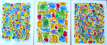 Arts numériques intitulée "TRIPTYQUE MEDITERRA…" par Jean Mirre, Œuvre d'art originale