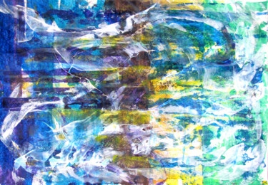 Painting titled "Le Tsar de l'Onde -…" by Dmitri Matkovsky, Original Artwork, Acrylic