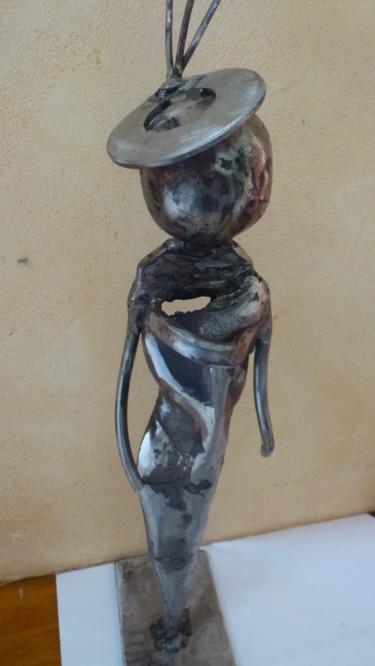 Sculpture intitulée "photos-portable-scu…" par Christian Canivenc, Œuvre d'art originale, Métaux