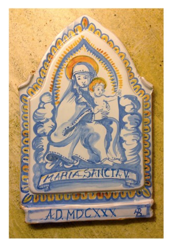 Artigianato intitolato "sancta-virgo" da Silvia Benfenati, Opera d'arte originale