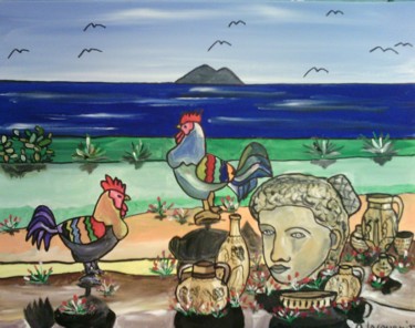 Pittura intitolato "img-20160424-074252…" da Mateci-Antonio Lucio Rudy Lacquaniti, Opera d'arte originale