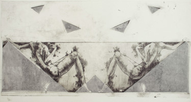 印花与版画 标题为“Triangle” 由Лили Лютко, 原创艺术品, 雕刻