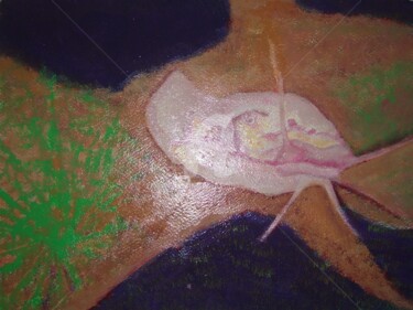 Peinture intitulée "Silure Electrique" par Clémence C., Œuvre d'art originale, Huile